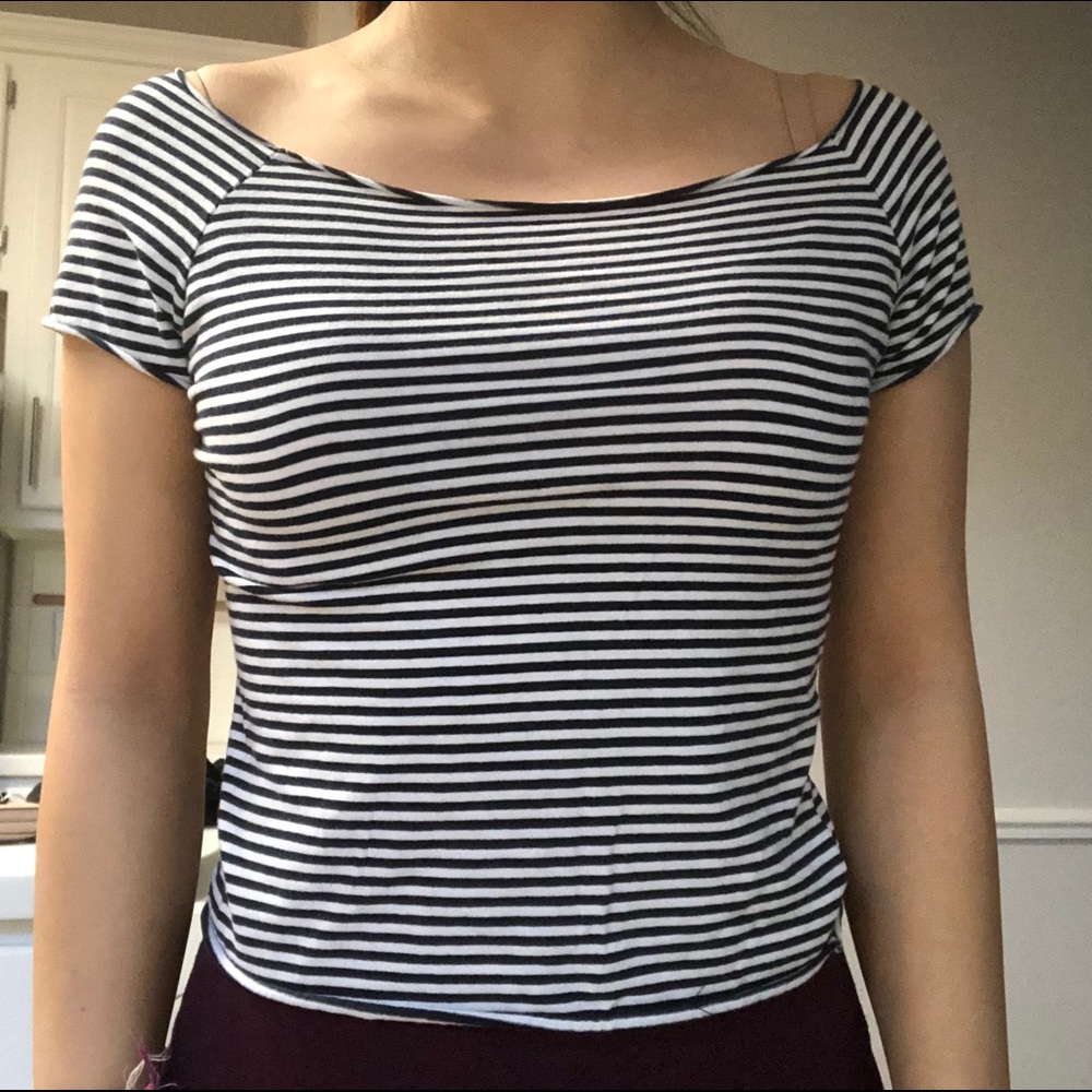 Brandy Melville super soft & cute striped top